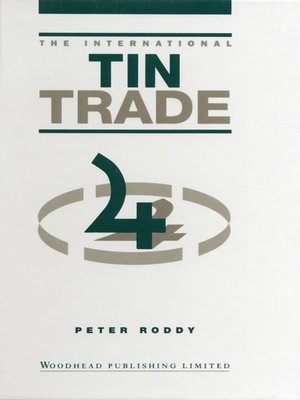 cover image of The International Tin Trade
